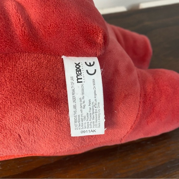 Max Among Us Red 12" Plush with Devil Horns Stuffed Animal - Picture 10 of 10